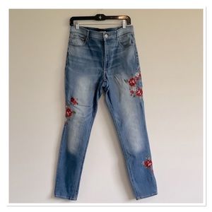 Express Embroidered Jeans
